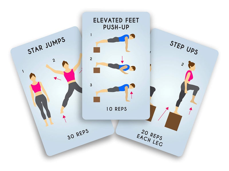 Gift Republic Get Fit Exercise Activity Cards - Image 3